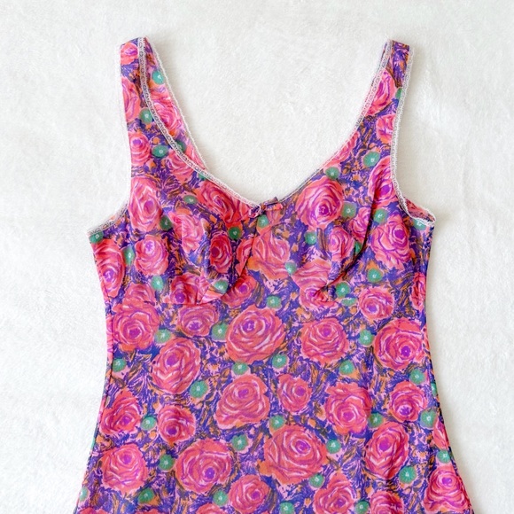 Vintage 70s Triumph International Nylon Slip Dress S - Picture 6 of 8